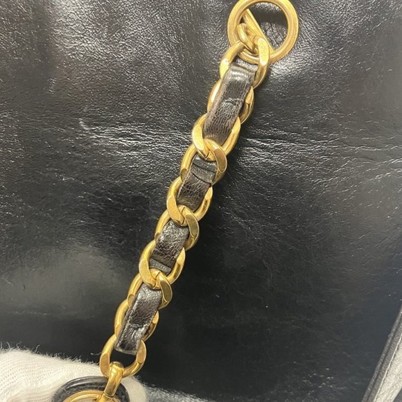 CHANEL A05572 Coco Mark Chain Bag Shoulder Tote Black - Picture 9 of 9
